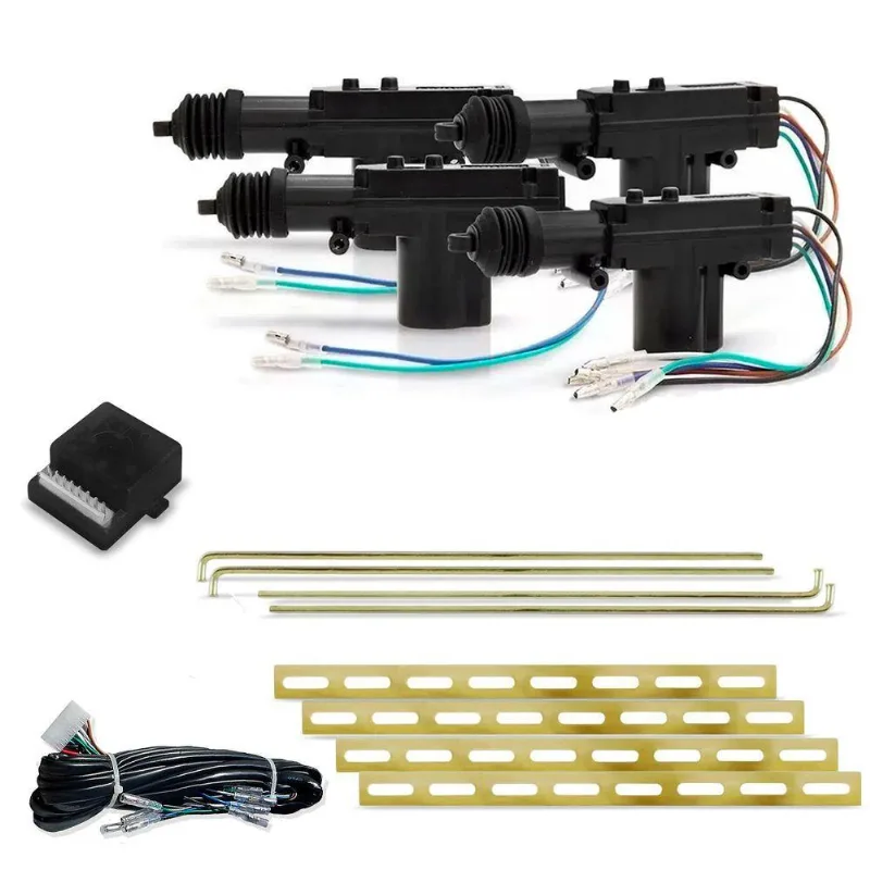 Kit Trava Elétrica 4 Portas Universal Modelo Espaguete Kx3