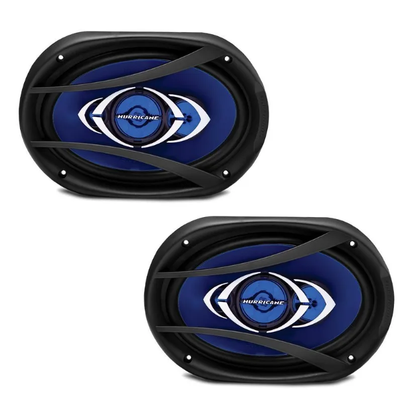 Par Alto Falante 6x9 Pol 180w Rms Quadriaxial Linha Class Hurricane