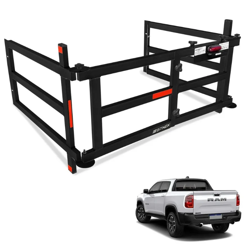 Extensor de Caçamba Rampage 2023 a 2025 Dobravel EDD Preto