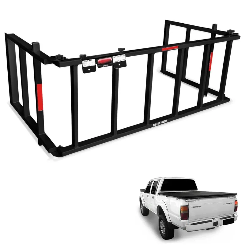 Extensor de Caçamba L200 Sport Outdoor 2004 a 2007 Rampa Preto