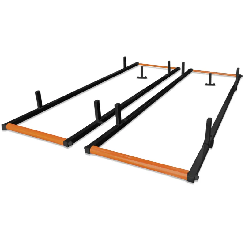 Rack Suporte Porta Escada Rolete Sem Travessa Preto Gtnox - Gtnox