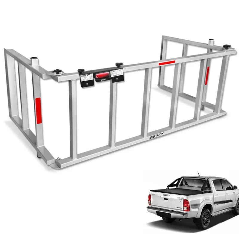 Extensor De Caçamba Hilux 2005 A 2015 Rampa Prata