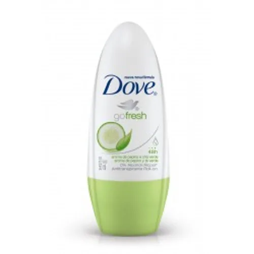 Desodorante Antitranspirante Roll On Dove Go Fresh Pepino Chá Verde 50ml - DOVE - Higiene E Beleza