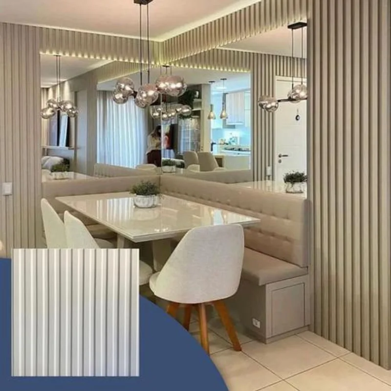 Revestimento Painel 3D De Parede Placas Pvc 50X50 12 Unid