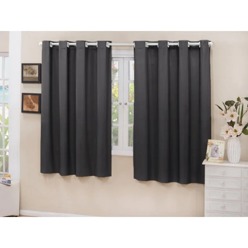 Cortina Blackout Tecido Preto 2,80X1,60 Corta Luz 100%