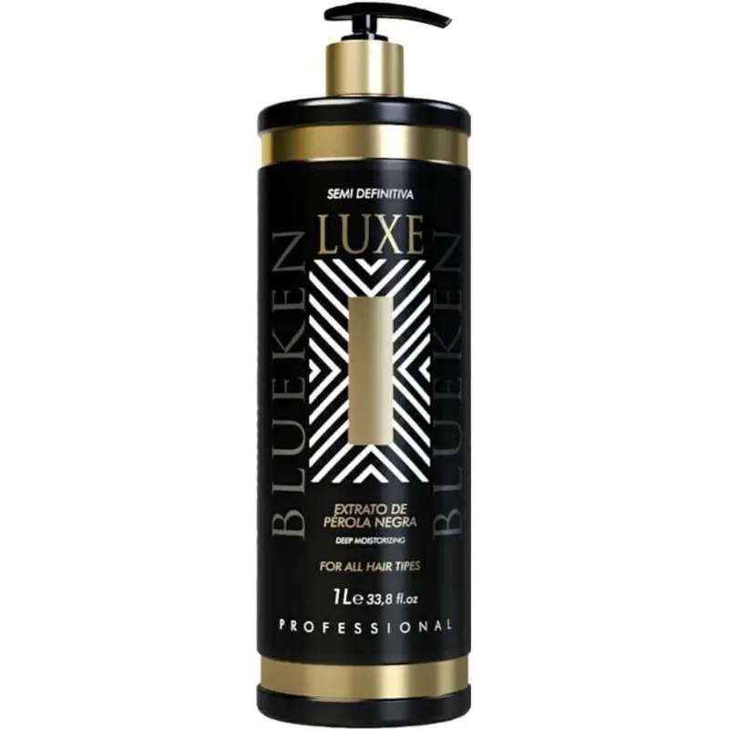 Blueken Luxe - Escova Semi Definitiva Extrato De Pérola Negra 1l