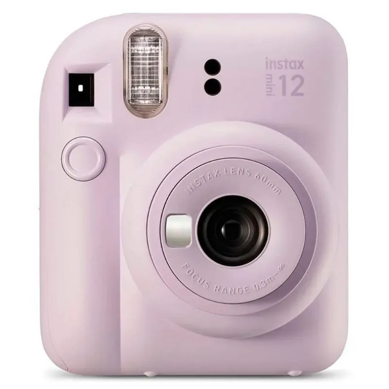 Kit Camera Fuji Instax Mini 12 Lilás + Bolsa + 10 Fotos Mermaid Tail (MP)
