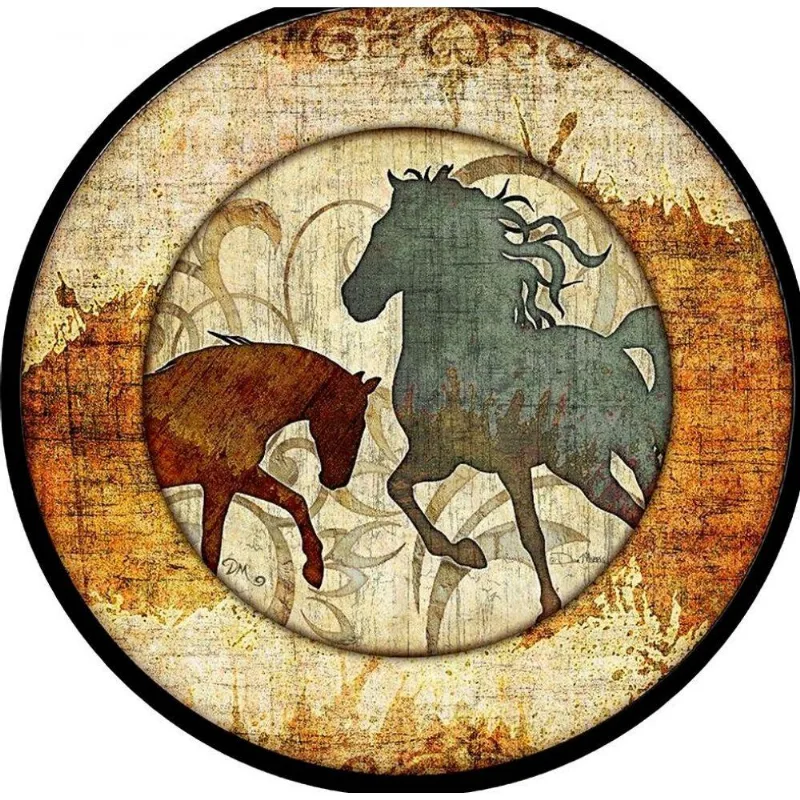 Capa Para Estepe Ecosport Crossfox Cavalos