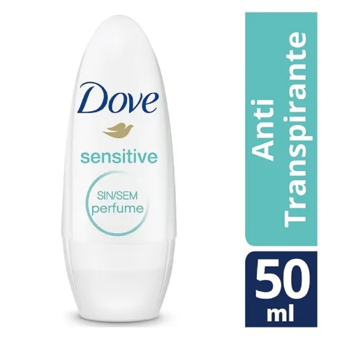 Desodorante Antitranspirante Roll On Sem Perfume 50ml Dove - DOVE