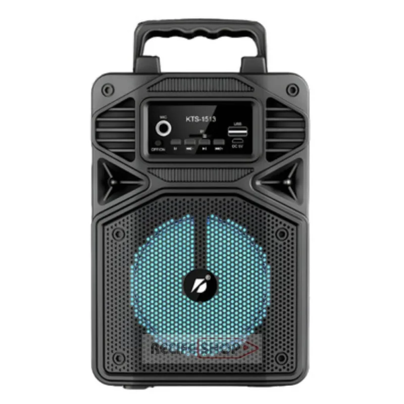 Caixa de Som Portátil Microfone Karaoke Bluetooth KTS-1513 - KTS - áudio