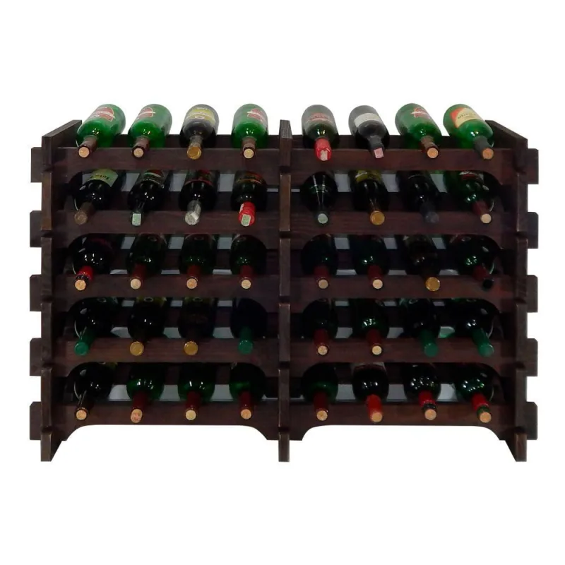 Adega Vinho Madeira 40 Garrafas Imbuia Cevey Adegas e Artesanatos - OUTRAS - Móveis