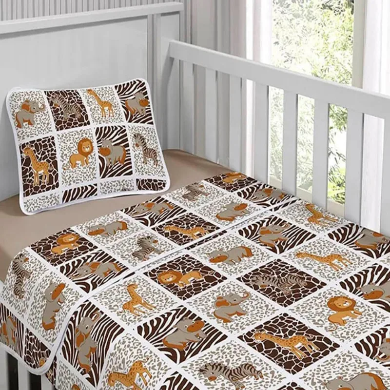 Jogo de Cama Tecebem Malha Mini Cama(Montessoriana)Alivio 3 Peças Duna