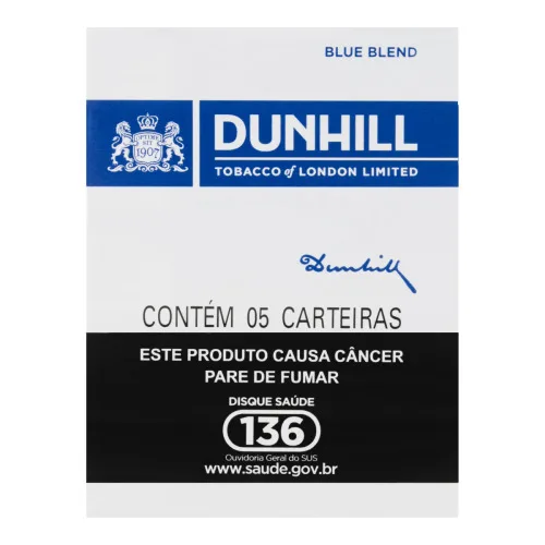 Cigarro Blue Blend Dunhill Com 5 Carteiras - DUNHILL - Tabacaria