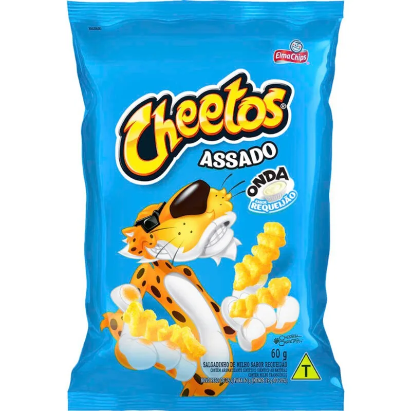 Salgadinho Elma Chips Cheetos Onda Requeijão 60g