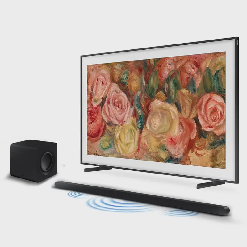 Combo Samsung Smart TV 65 qled 4K The Frame 65LS03D + Soundbar HW-S800D