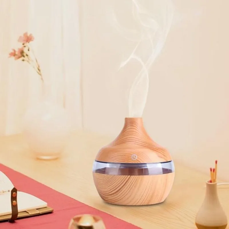 Difusor De Aroma Com Mudança De Cores: 300Ml