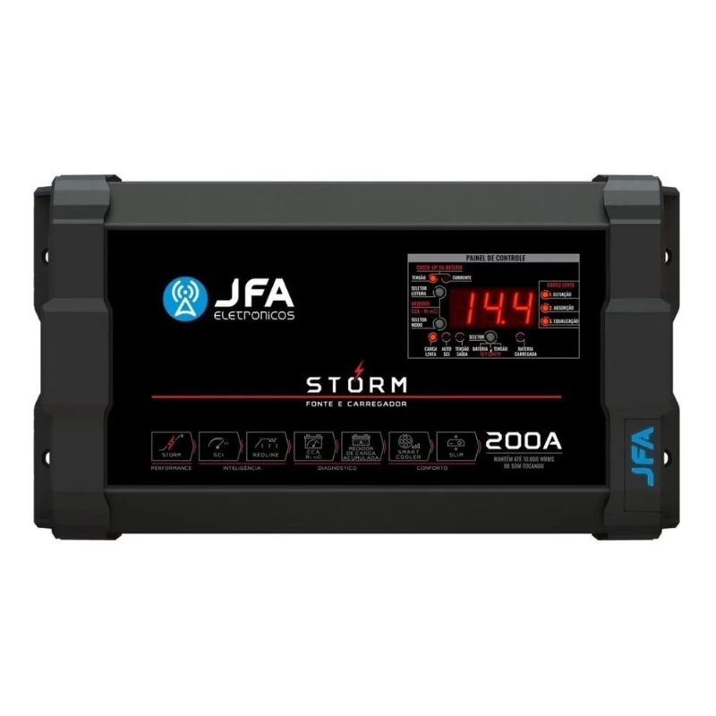 Fonte Carregador Jfa 200 Amperes Sci Mais Forte Do Brasil