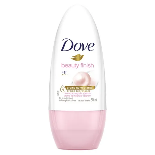 Antitranspirante Roll On Beauty Finish Dove 50ml - DOVE - Higiene E Beleza