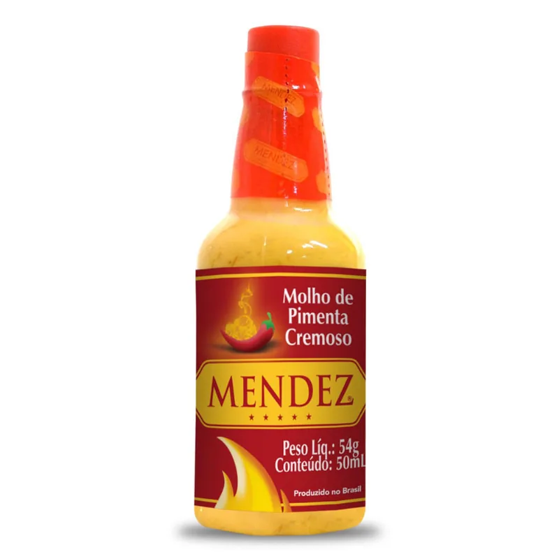 Molho Pimenta Cremoso Mendez 50ml Tradicional