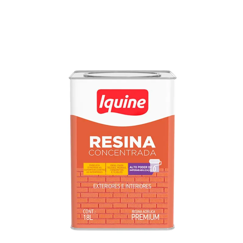 Resina Acrílica Brilhante Concentrada 18L - Iquine