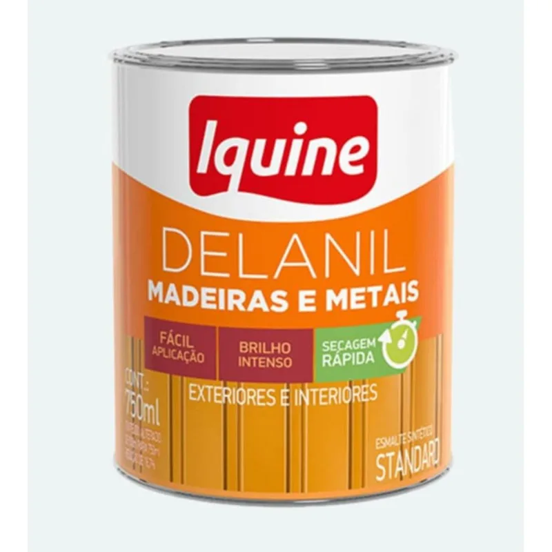 Esmalte Standard Sintético Alto Brilho Delanil 750ml Esmalte Standard Sintético Alto Brilho Delanil Branco 750ml