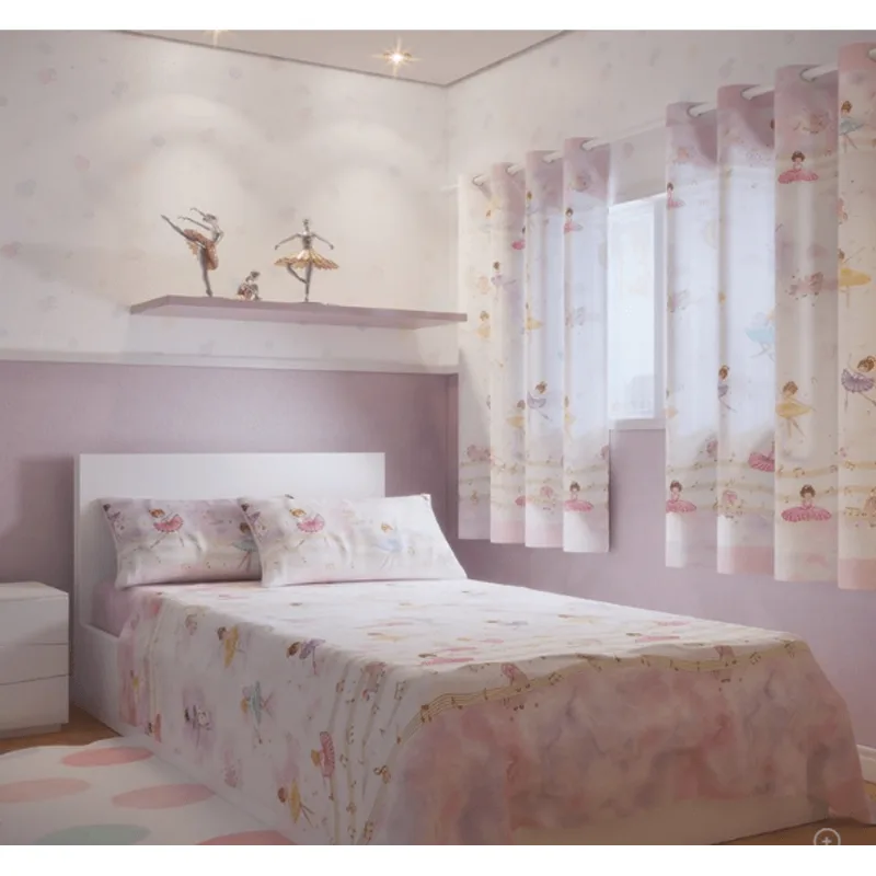 CORTINA LONDRES BASIC ESTAMPADA 280X180 SONHOS/UNICO