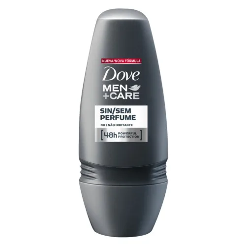 Antitranspirante Roll On Sem Perfume Dove Men Care 50ml - DOVE MEN CARE - Higiene E Beleza