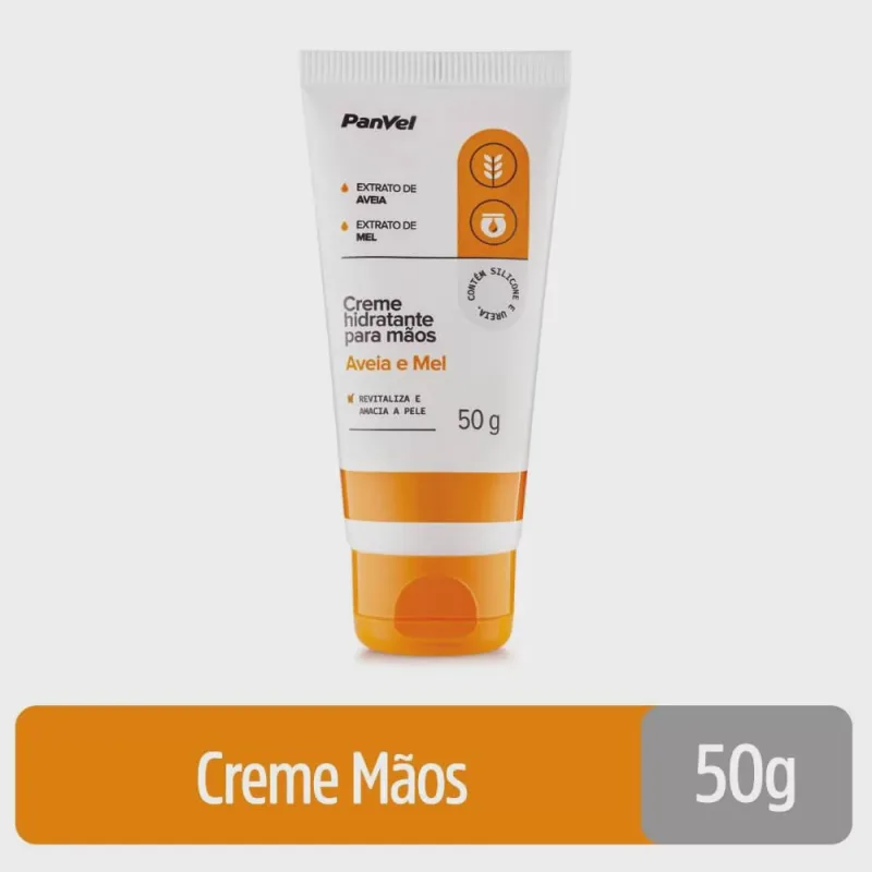 Creme para mãos aveia E mel panvel 50G