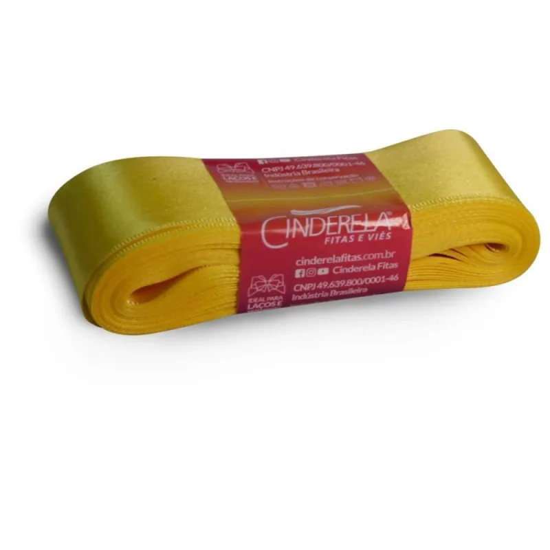 FITA CETIM F S 10M 38MM CANARIO - Cinderela