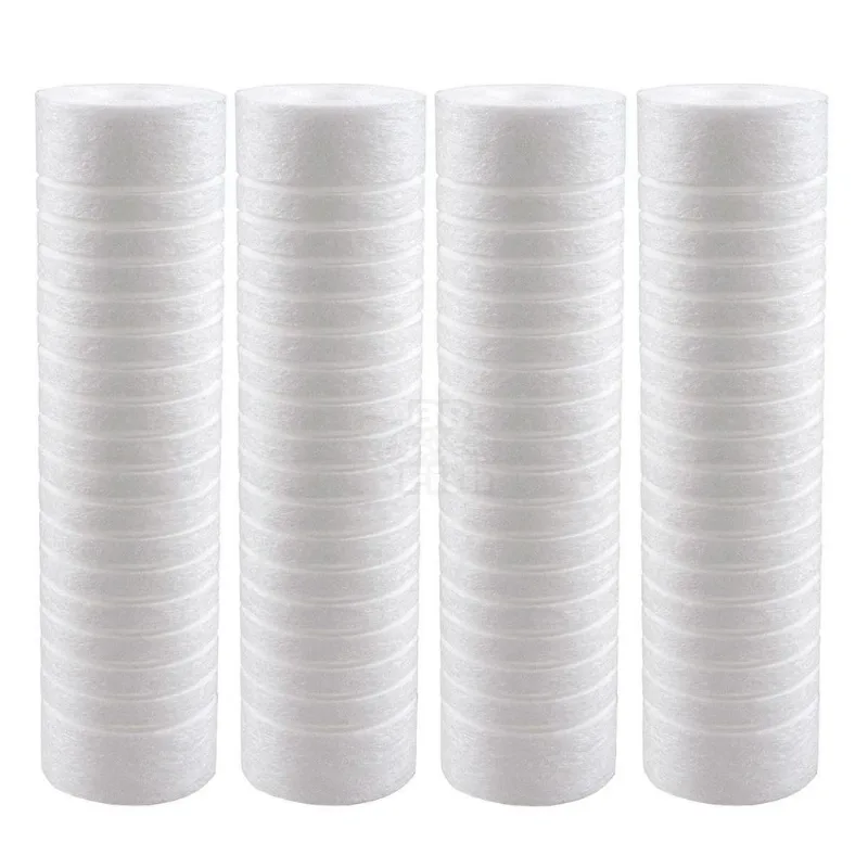 Kit 4 Cartucho Polipropileno Ranhurado 10 X 2 1/2 1 Micra