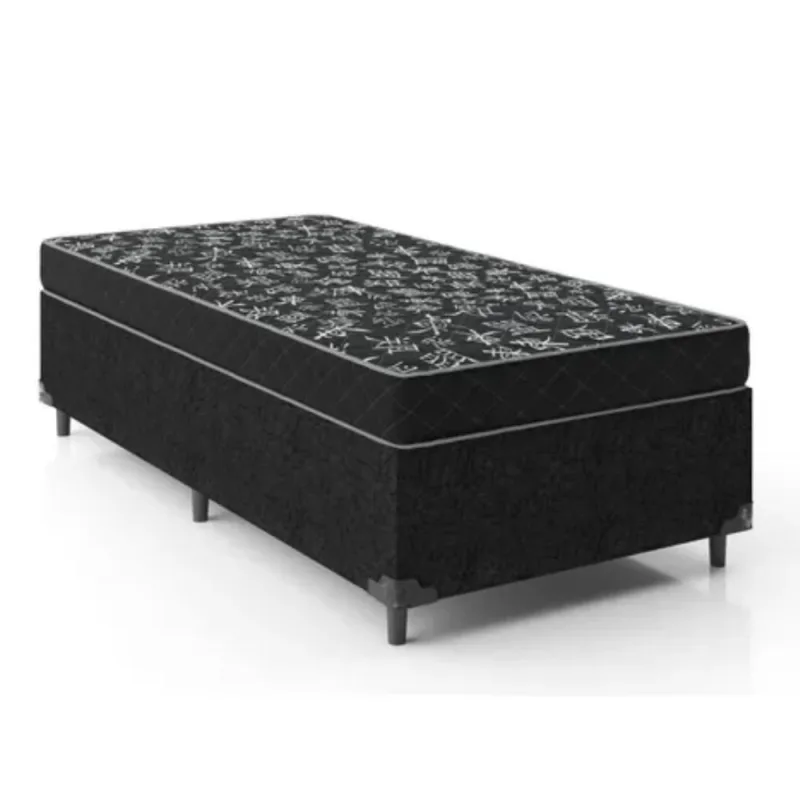 Cama Box Solteiro Conjugada Ortopédica 88x188 5cm - RR colchoes - Colchões