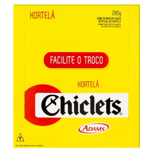 Chiclets Adams Hortelã - ADAMS - Mercearia