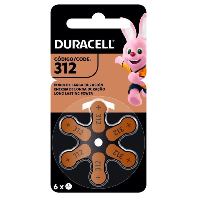 Pilha Auditiva 312 C-6 Unidades - Duracell - Celular E Smartphone