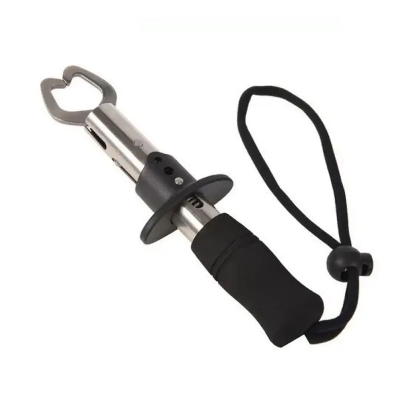 Pegador de Peixe em Aço Inox 19 cm com Trava para Pesca Esportiva Fish Grip - Dark - Ar E Ventilação