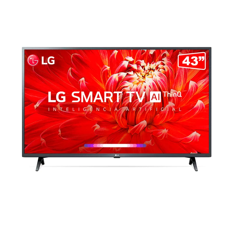 Smart TV LG 43" Full HD 43LM6370, WiFi, Bluetooth, HDR, ThinQAI - LG - Tv E Vídeo