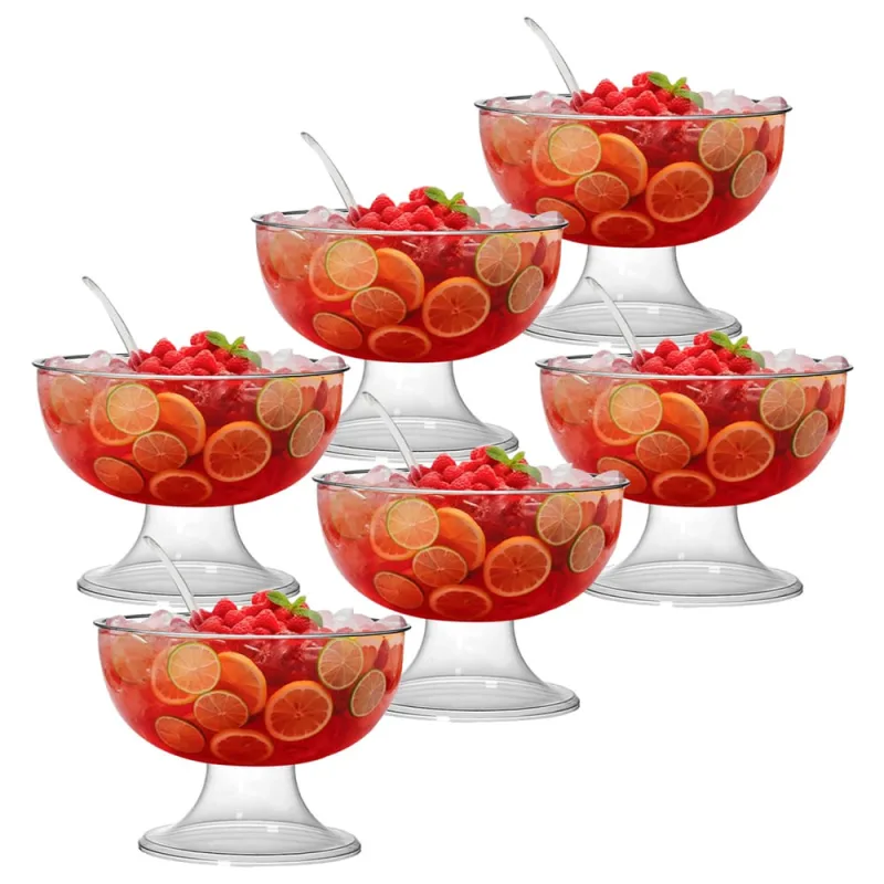 Kit 6 Bomboniere Gigante para Festas Eventos Buffet 5 Litros - Não Disponível - Utilidades Domesticas