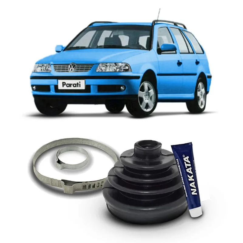 Kit Coifa Borracha Graxa Homocinética Original Nakata Lado Roda Volkswagen Parati G3 1999 2000 2001 2002 2003 2004 2005