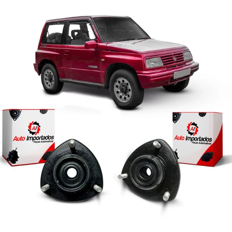 Par Coxim Batente Suporte Batedor Suspensão Amortecedor Dianteiro Suzuki Vitara 1991 1992 1993 1994 1995 1996 1997 1998