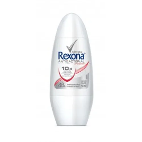 Desodorante Antitranspirante Roll On Rexona Women Antibacterial Protection 50ml - REXONA - Higiene E Beleza