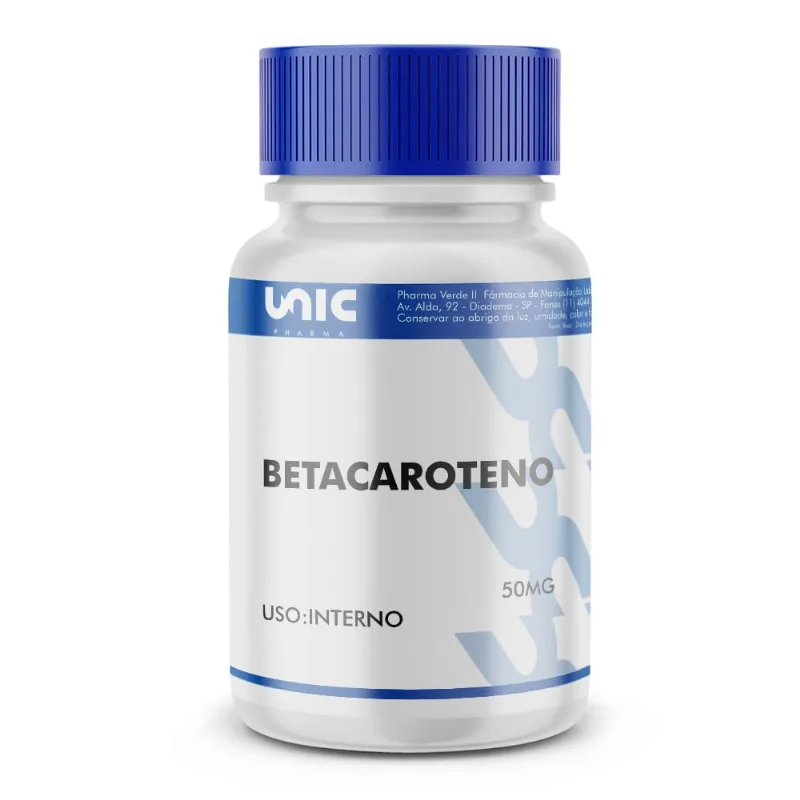 Betacaroteno 50mg - 30 Cápsulas