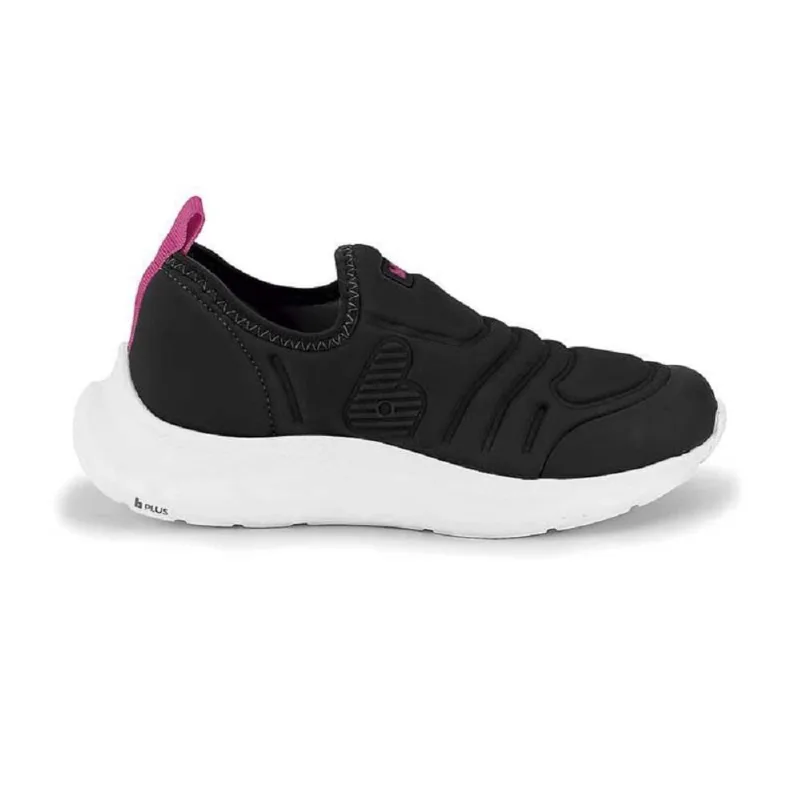 Tenis Bibi Action Lycra Ref 1167425 Preto/rosa 28
