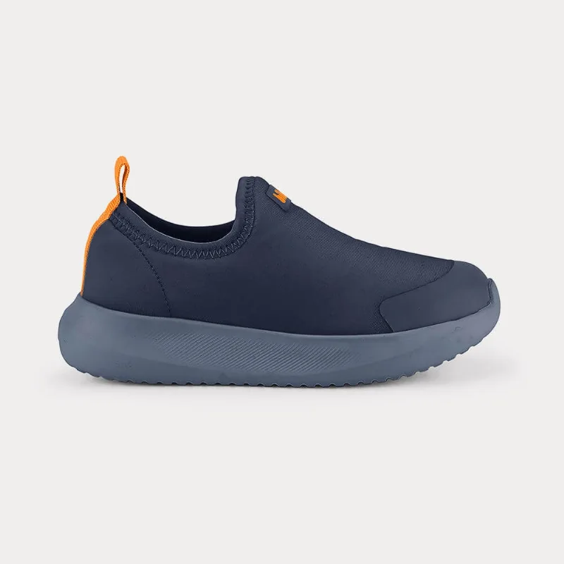 Tênis Infantil Bibi Flash Azul Marinho com Laranja 26