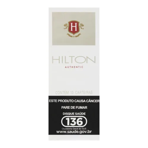 Cigarro Authentic Hilton Com 10 Carteiras - Tabacaria
