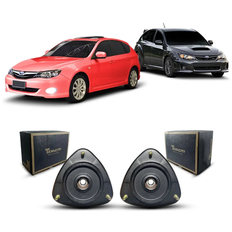 Par Coxim Suporte Batedor Batente + Rolamento Amortecedor Dianteiro Subaru Impreza Hatch 2012 2013 2014