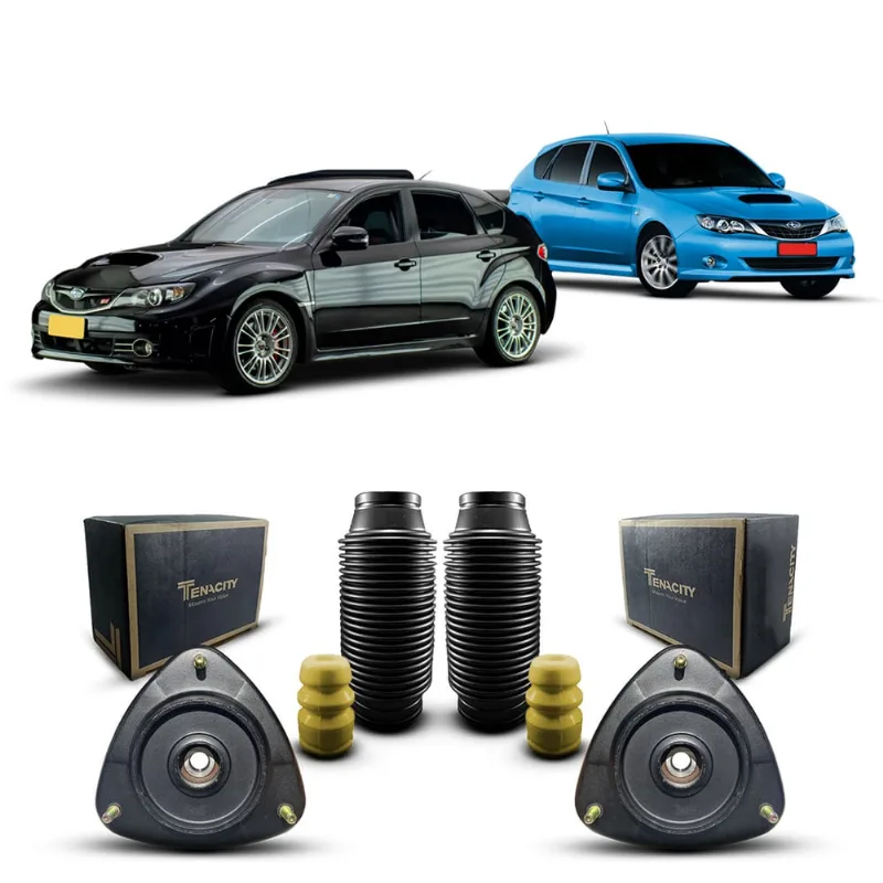 Par Kit Coxim Suporte Rolamento Batente Coifa Amortecedor Dianteiro Subaru Impreza Hatch 2008 2009 2010 2011
