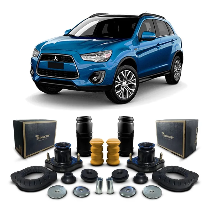 Par Kit Coxim Batente Coifa Amortecedor Traseiro Mitsubishi asx 2010 2011 2012 2013 2014 2015 2016 2017 2018 2019 2020