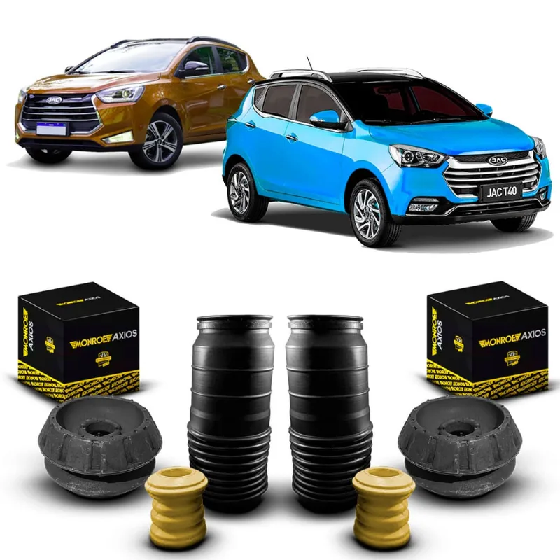 Par Kit Coxim Suporte Batedor Original Axios Batente Coifa Amortecedor Dianteiro Jac T40 2017 2018 2019 2020 2021 2022