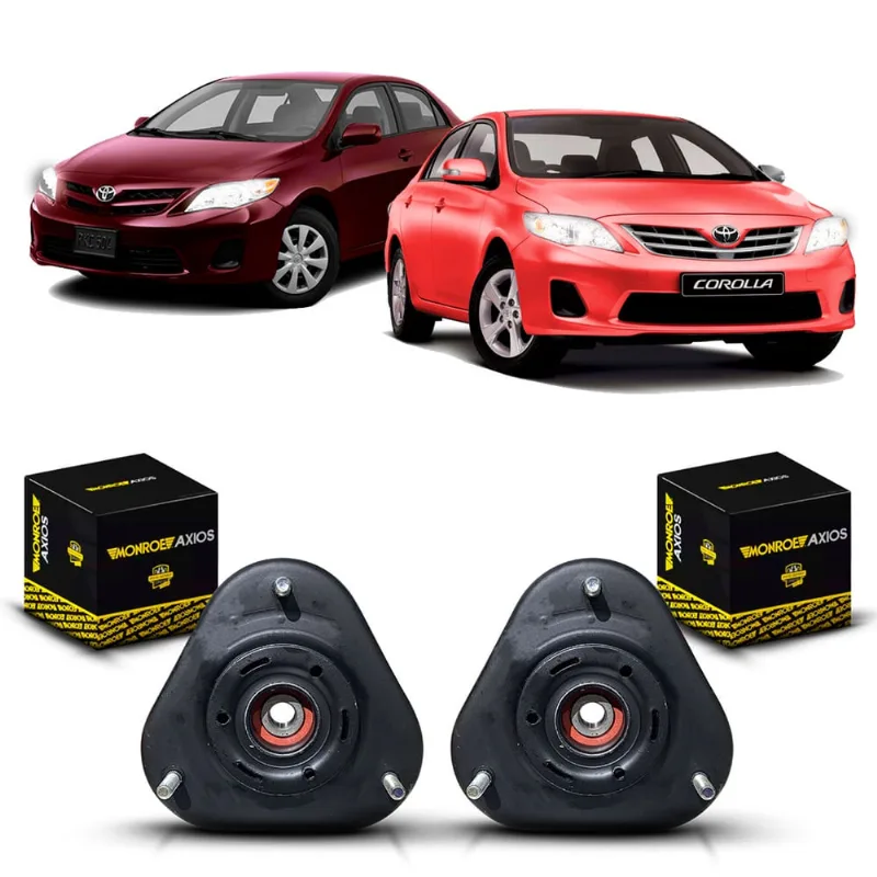 Par Coxim Batente Batedor Rolamento Original Axios Amortecedor Dianteiro Toyota Corolla 2009 2010 2011 2012 2013 2014