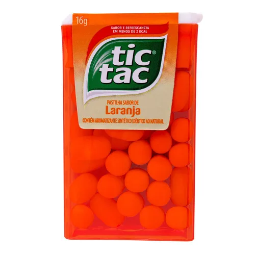PASTILHAS TIC TAC LARANAJA 16G PASTILHAS TIC TAC LARANJA 16G - TIC TAC