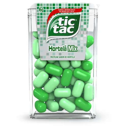 Pastilha Tic Tac Hortela Mix 16gr - TIC TAC
